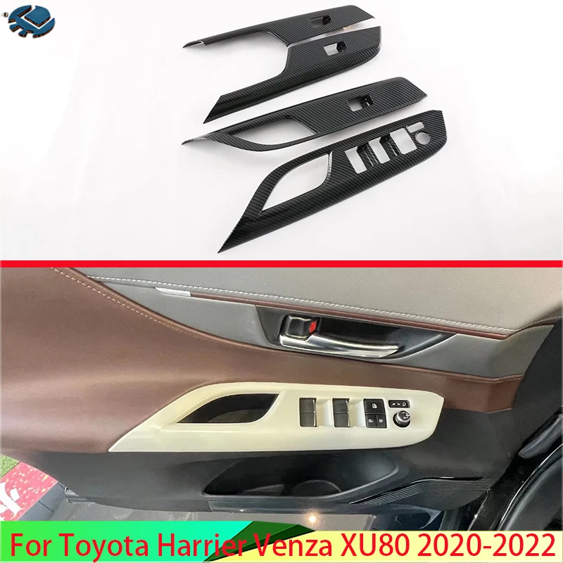 Для Toyota Harrier Venza XU80 2020-2022 Стильная крышка из углеродного волокна для двери окна подлокотника переключателя панели отделки формования украшения
Для Toyota Harrier Venza XU80 2020-2022 Стильная крышка из углеродного волокна для двери окна подлокотника переключателя панели отделки формования украшения