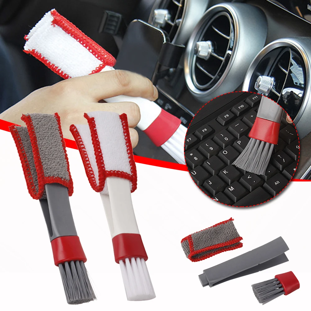 

Car Air Conditioner Vent Slit Paint Cleaner Spot Rust Tar Spot Remover Brush Dusting Blinds Keyboard Cleaning Brush Car Wash