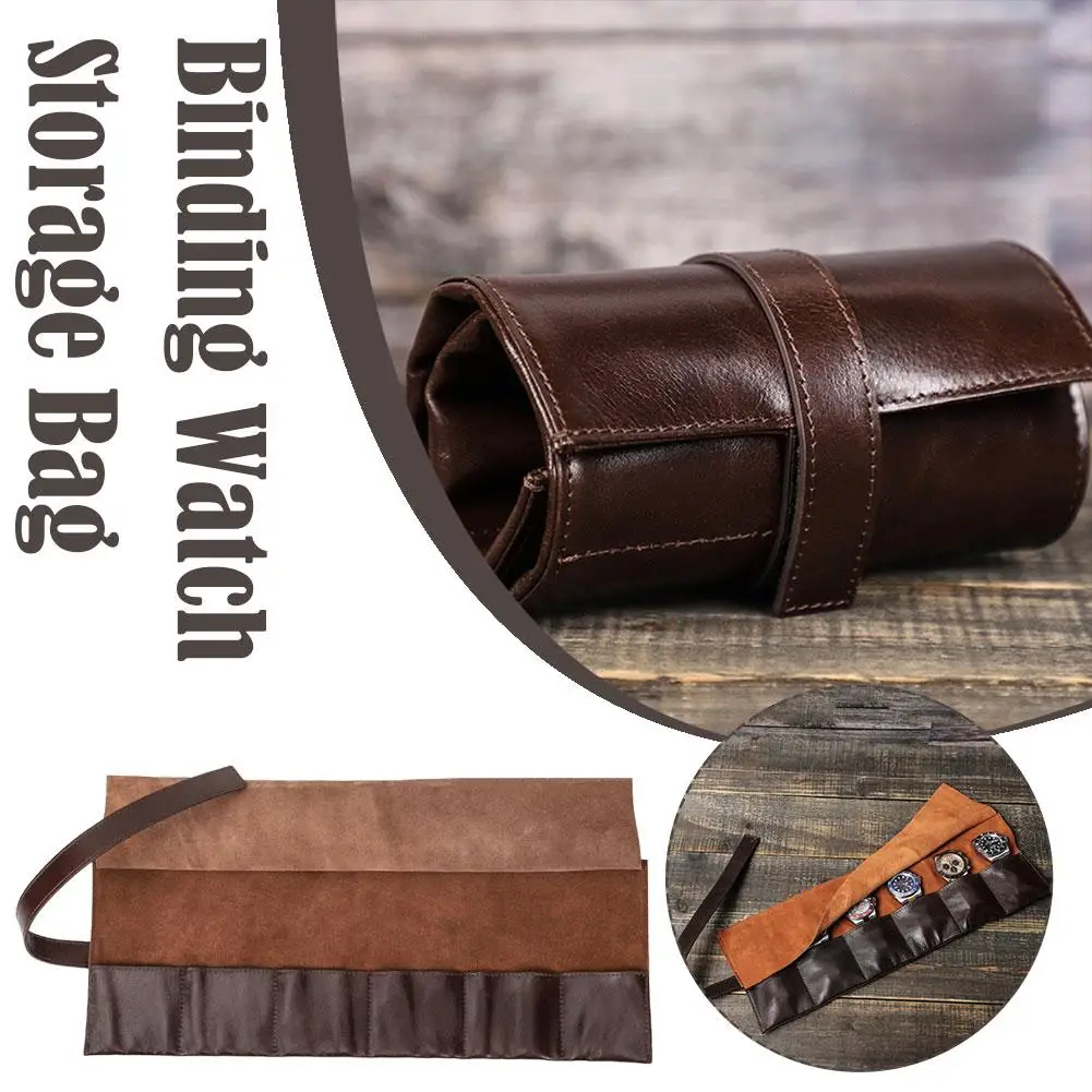 Vintage Leather Travel Watch Roll Organizer Classic 6-watches Roll For Watches Watch Band Storage Collection Pouc K1p2
Vintage Leather Travel Watch Roll Organizer Classic 6-watches Roll For Watches Watch Band Storage Collection Pouc K1p2