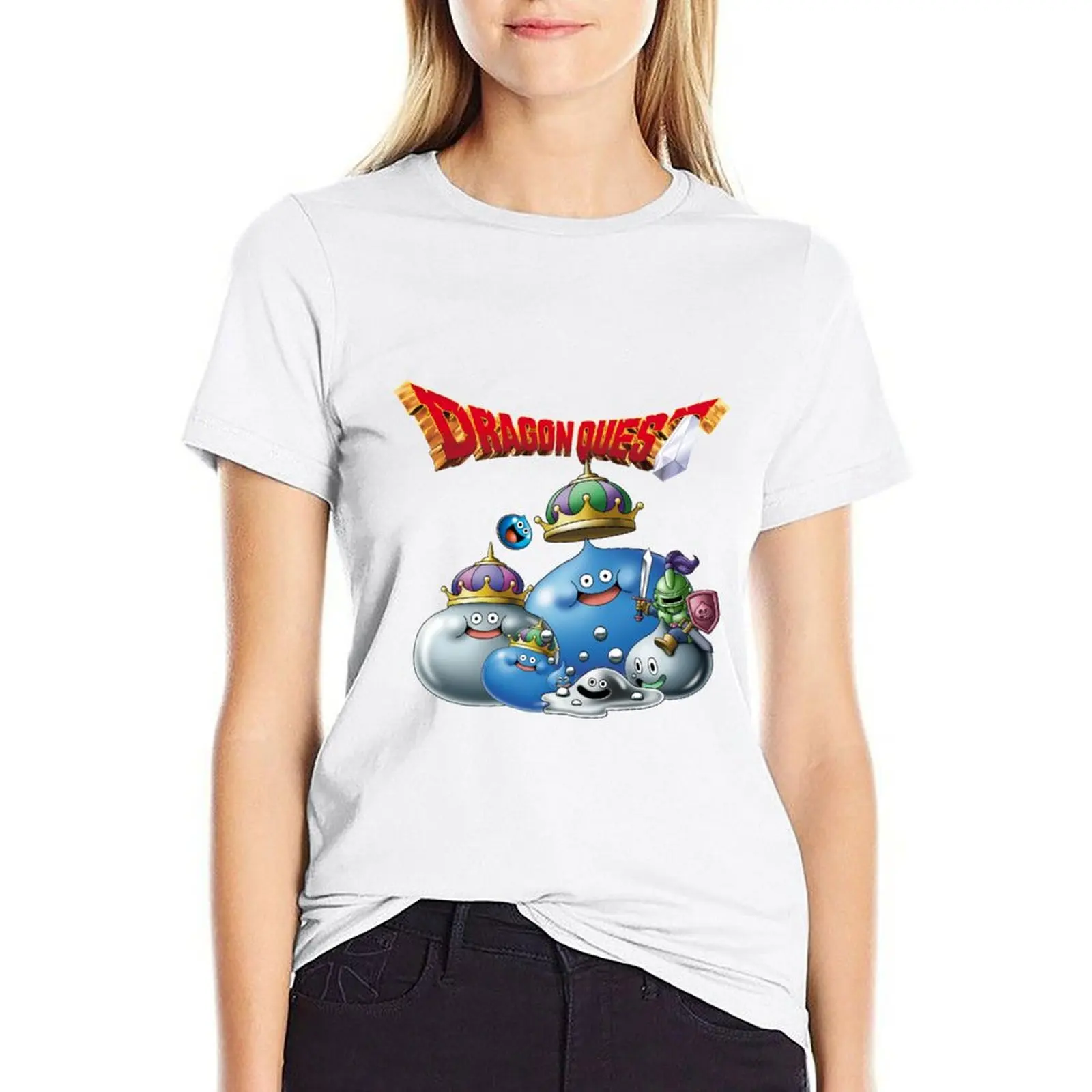 Dragon Quest - slime T-shirt korean fashion plus size tops cute clothes oversized t shirts for Women
Dragon Quest - slime T-shirt korean fashion plus size tops cute clothes oversized t shirts for Women