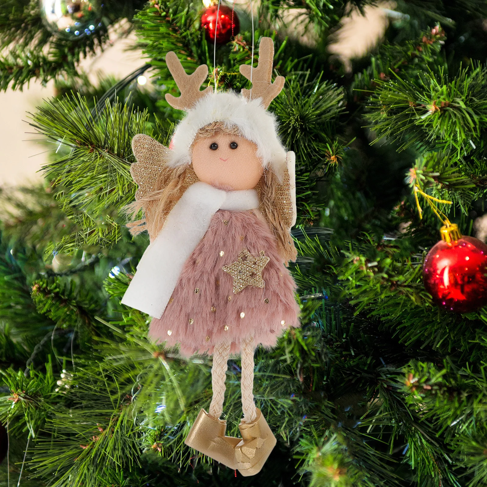 Christmas Decorations Angel Treetop Party Supplies Xmas Jesus Ornament for Plush Desktop Topper
Christmas Decorations Angel Treetop Party Supplies Xmas Jesus Ornament for Plush Desktop Topper