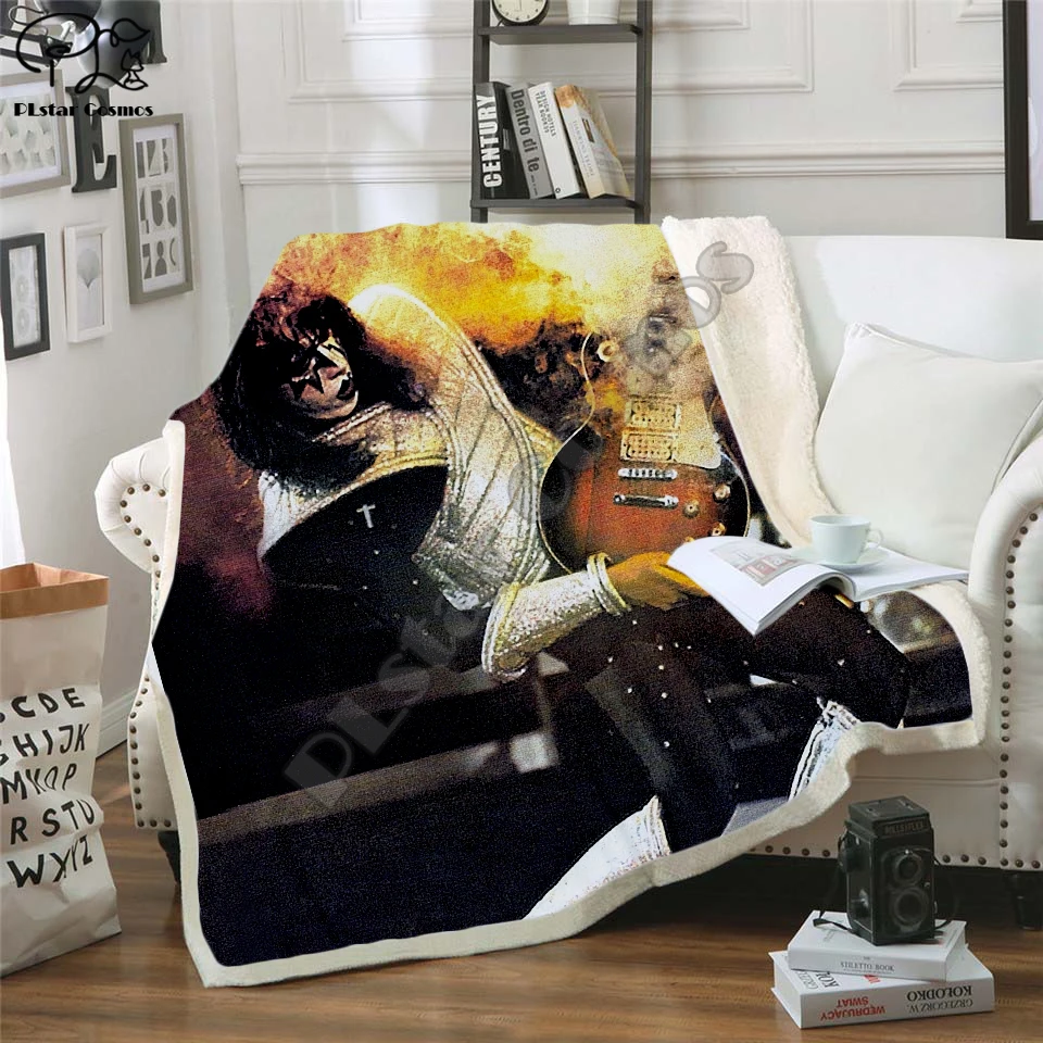 Plstar Cosmos Band KISS Rock & Roll All Nite Party Blanket 3D print Sherpa Blanket on Bed Home Textiles Dreamlike style-3
Plstar Cosmos Band KISS Rock & Roll All Nite Party Blanket 3D print Sherpa Blanket on Bed Home Textiles Dreamlike style-3