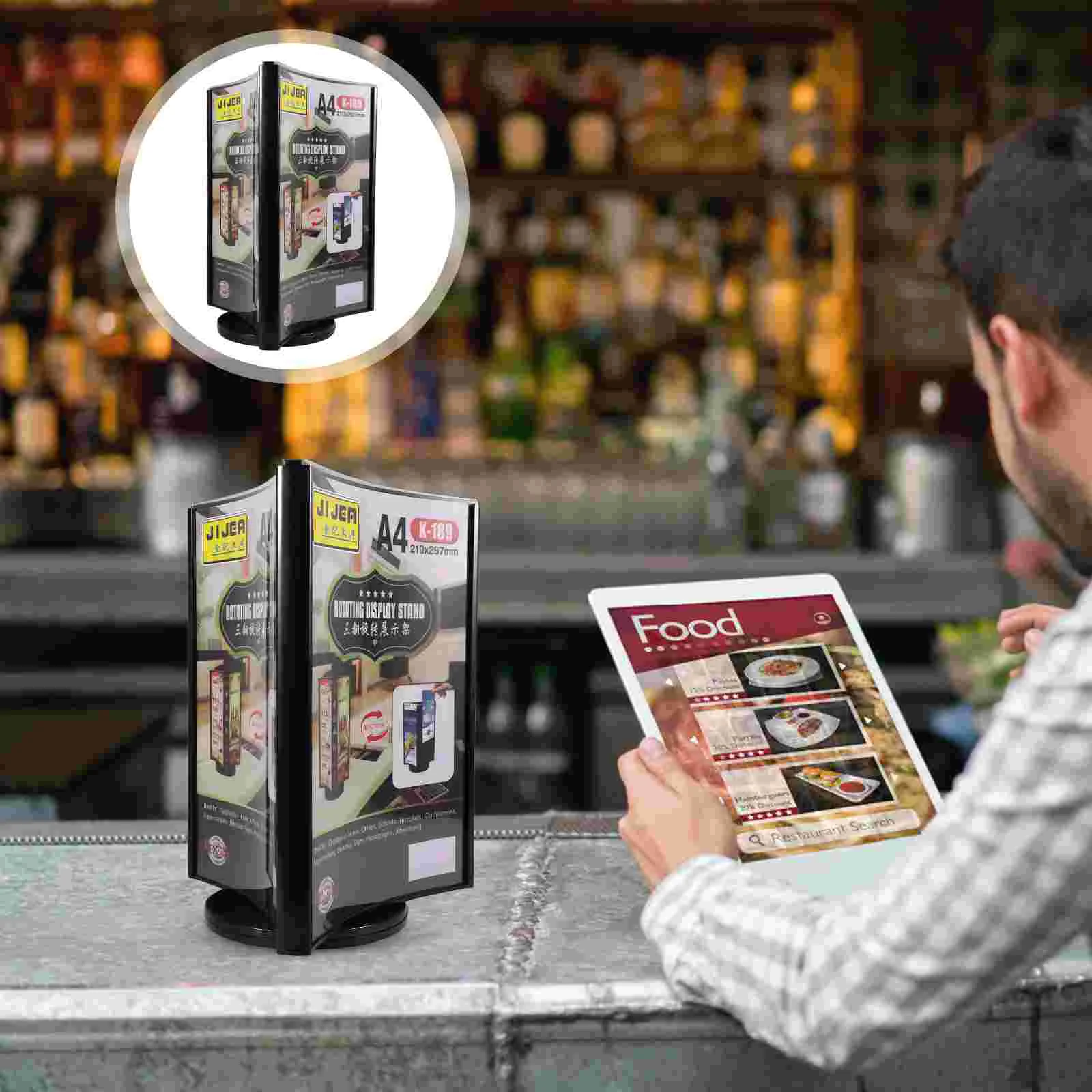 Price Display Board Acrylic Menu Holder Stand Multi-side Sign with Base Vertical Desktop Rotatable Holders Shelf Clear
Price Display Board Acrylic Menu Holder Stand Multi-side Sign with Base Vertical Desktop Rotatable Holders Shelf Clear