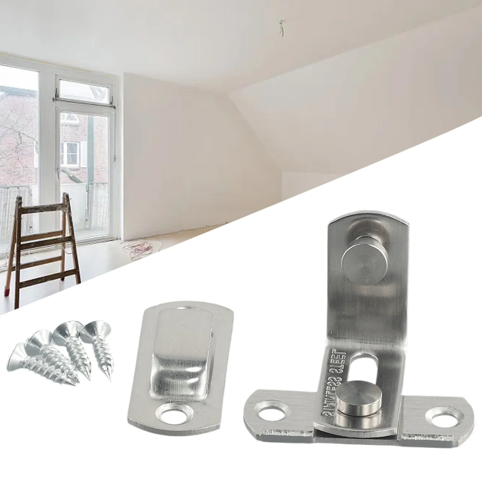 Door Lock 90 Degree Right Angle Door Latch Buckle Hasp Sliding Barn Door Lock Latch Window Cabinet Bolt Anti-theft Hardware Tool
Door Lock 90 Degree Right Angle Door Latch Buckle Hasp Sliding Barn Door Lock Latch Window Cabinet Bolt Anti-theft Hardware Tool