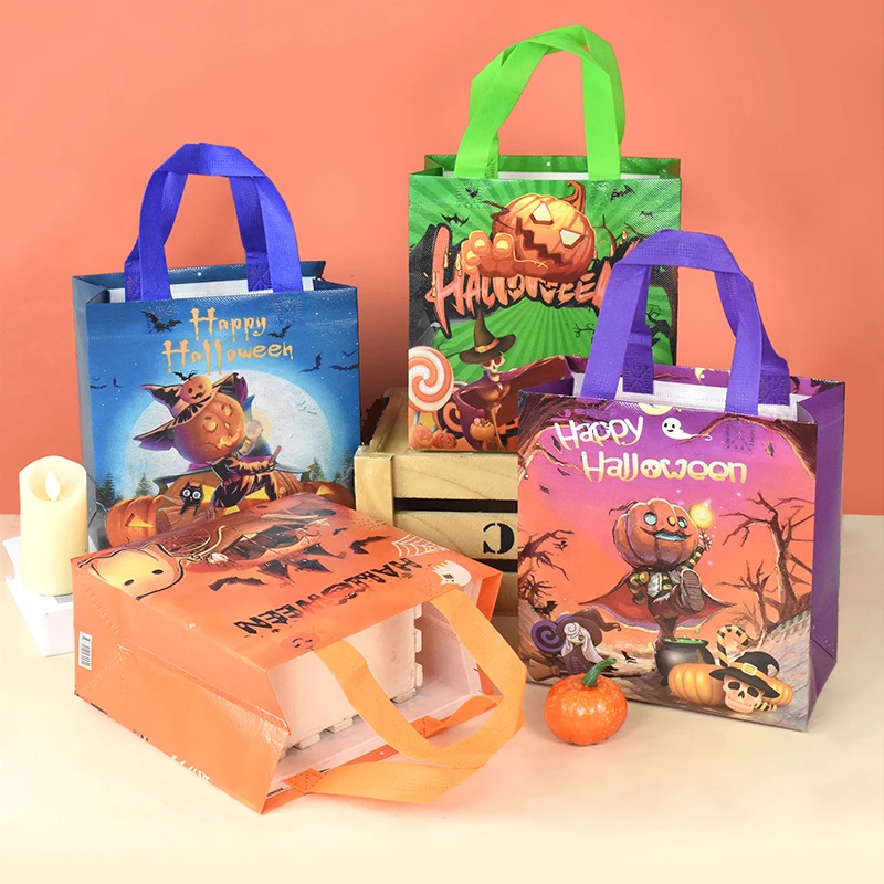 4pcs Halloween Non-woven Tote Bag Candy Cookies Packaging Handle Gift Bag Trick or Treat Kids Party Favors Happy Halloween Decor
4pcs Halloween Non-woven Tote Bag Candy Cookies Packaging Handle Gift Bag Trick or Treat Kids Party Favors Happy Halloween Decor