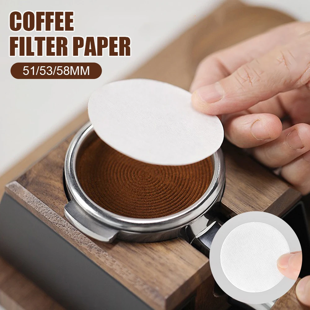 100PCS 51/53/58mm Round Coffee Filter Paper Disposable Handle Powder Bowl Filter Paper Secondary Water Paper Filter Coffeeware
100PCS 51/53/58mm Round Coffee Filter Paper Disposable Handle Powder Bowl Filter Paper Secondary Water Paper Filter Coffeeware