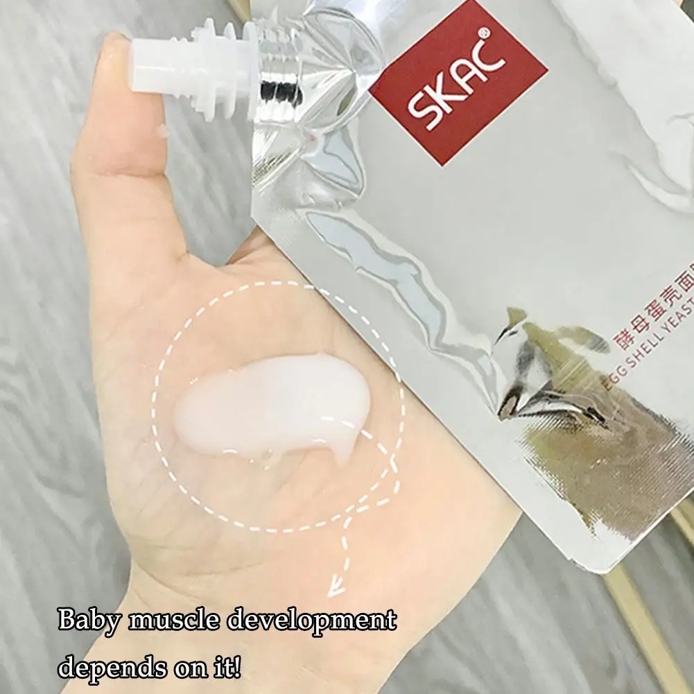 Yeast Egg Shell Mask Cream Hydrating Moisturizing Whitening Brightening Skin Tone Smooth Rejuvenation Sleep Mask Cream Skin Care
Yeast Egg Shell Mask Cream Hydrating Moisturizing Whitening Brightening Skin Tone Smooth Rejuvenation Sleep Mask Cream Skin Care
