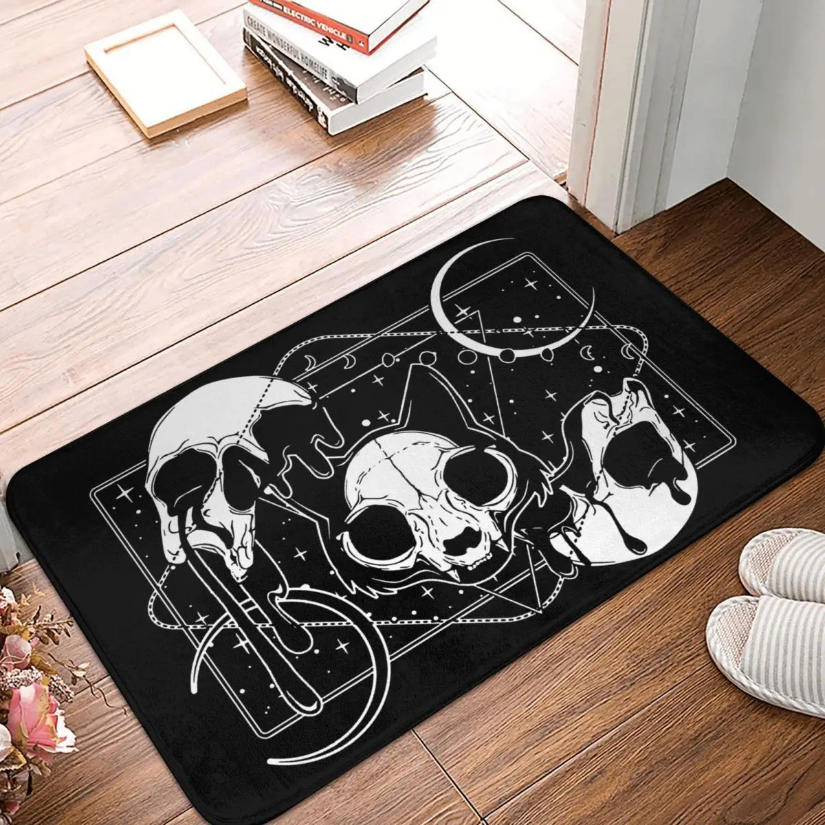 Inner Kitten Bath Non-Slip Carpet The Special Design of The Skull Bedroom Mat Welcome Doormat Floor Decoration Rug
Inner Kitten Bath Non-Slip Carpet The Special Design of The Skull Bedroom Mat Welcome Doormat Floor Decoration Rug