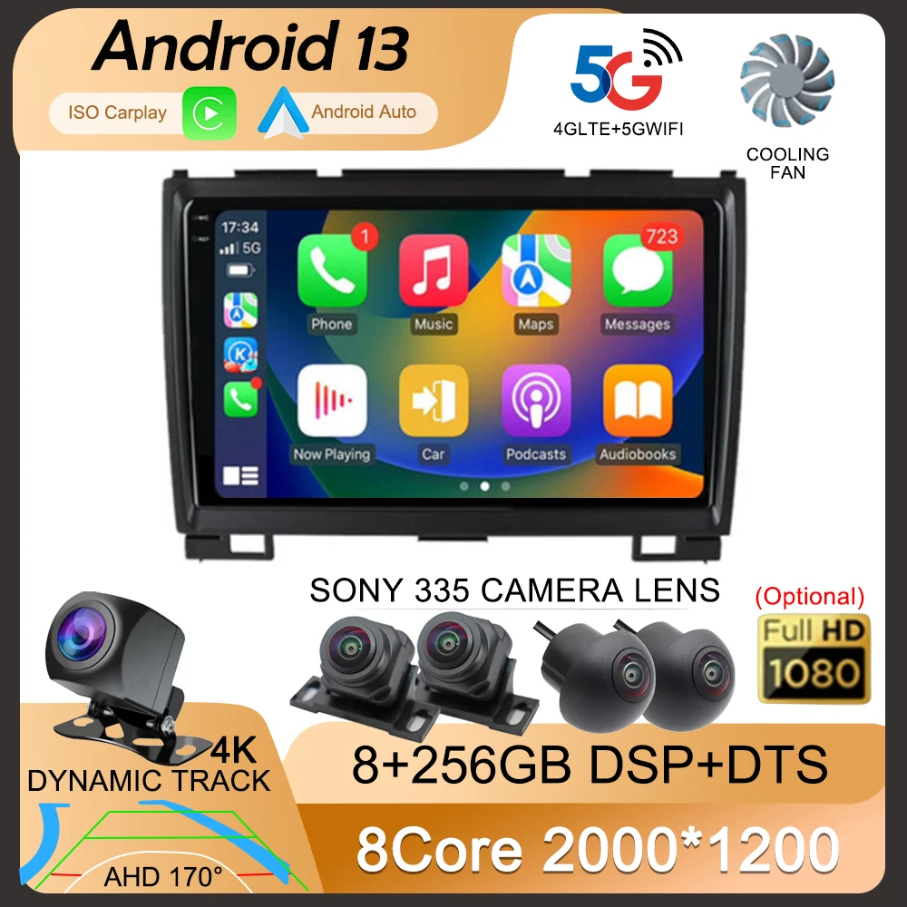 Android 13 Carplay Car Radio For Haval Hover Great Wall H3 H5 2011-2016 Navigation GPS Multimedia Video Player 2din Head Unit BT
Android 13 Carplay Car Radio For Haval Hover Great Wall H3 H5 2011-2016 Navigation GPS Multimedia Video Player 2din Head Unit BT