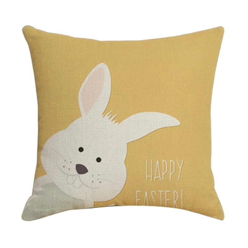 Easter Bunny Cushion Cover Linen Pillowcase For Living Room Decoration Pillow Case For Sofa Car Pillow Cover 45X45cm
Easter Bunny Cushion Cover Linen Pillowcase For Living Room Decoration Pillow Case For Sofa Car Pillow Cover 45X45cm