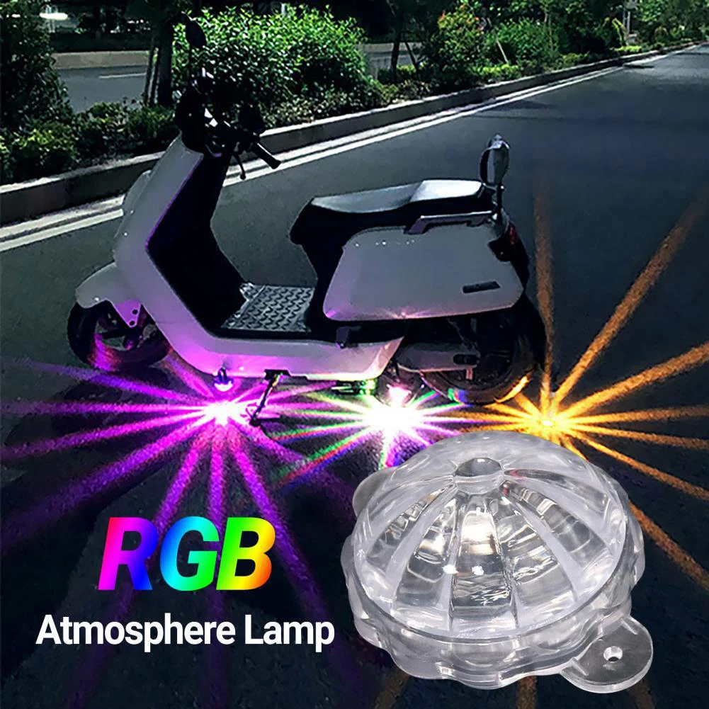 12V Motor Light Motorbike Flash Strobe Light RGB Atmosphere Lamp LED Flash Strobe Motorcycle Lighting LED Atmosphere Lamp
12V Motor Light Motorbike Flash Strobe Light RGB Atmosphere Lamp LED Flash Strobe Motorcycle Lighting LED Atmosphere Lamp