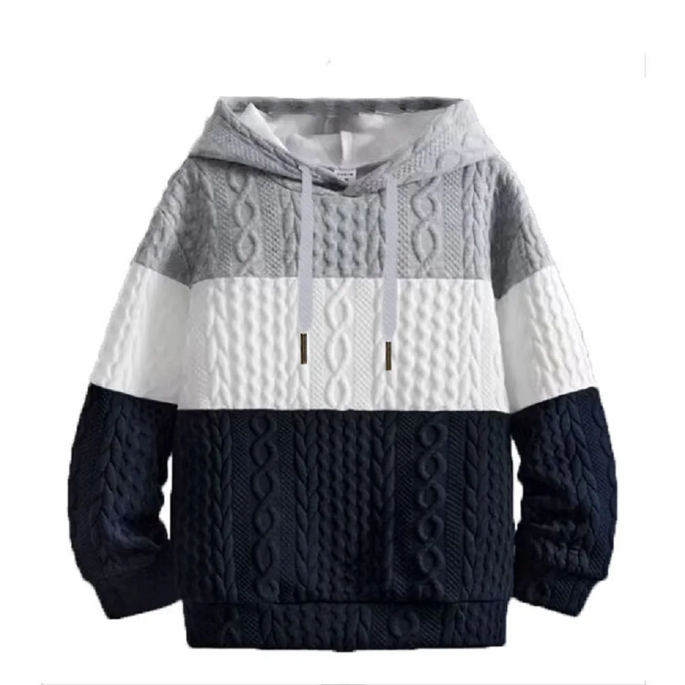 

Youth Sweaters Hoodies Sweatshirt Mens Tracksuits Sports Workout Pullover Outerwear Jacquard Hoody Coats Fashion Hooded Jersey