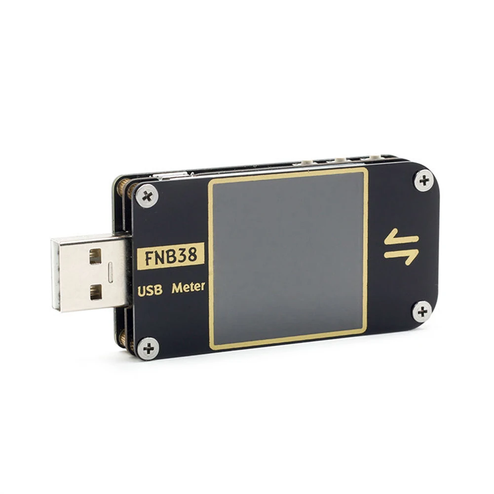 

USB-тестер FNB38, 1 шт., измеритель тока и напряжения, USB-тестер QC4 + PD3.0 2,0, протокол быстрой зарядки 69*30*9,5 мм, электрическое оборудование