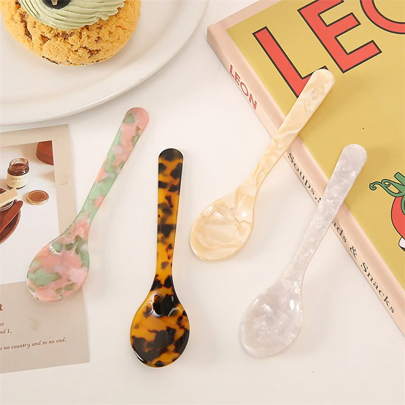 11.5CM Colorful Acrylic Ice Spoon Cream Coffee Caviar Spoon Stirring Spoons Dessert Spoon Teaspoon Crafts Kitchen Tool Tableware
11.5CM Colorful Acrylic Ice Spoon Cream Coffee Caviar Spoon Stirring Spoons Dessert Spoon Teaspoon Crafts Kitchen Tool Tableware
