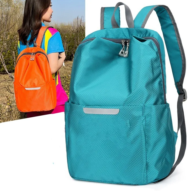 

Новый стиль женский деловой Рюкзак Нейлоновый однотонный вместительный школьный ранец для студентов водонепроницаемый походный дорожный рюкзак 2023