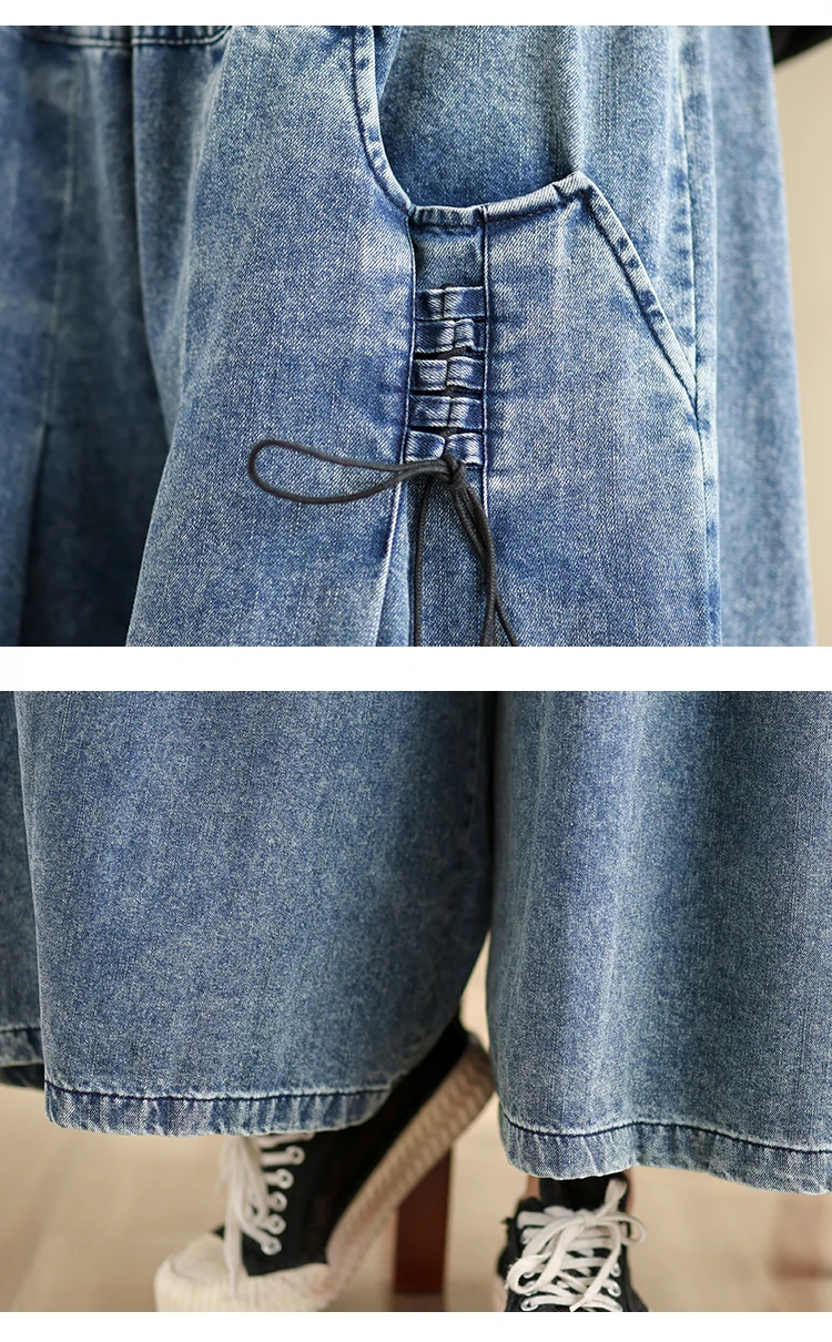 Jeans Oversized Spring Wide Leg Pant Women Elastic High Waist Casual Loose Ladies Trousers Fashion Irregular Pleated Woman Pants Jeans Oversized Spring Wide Leg Pant Women Elastic High Waist Casual Loose Ladies Trousers Fashion Irregular Pleated Woman Pants