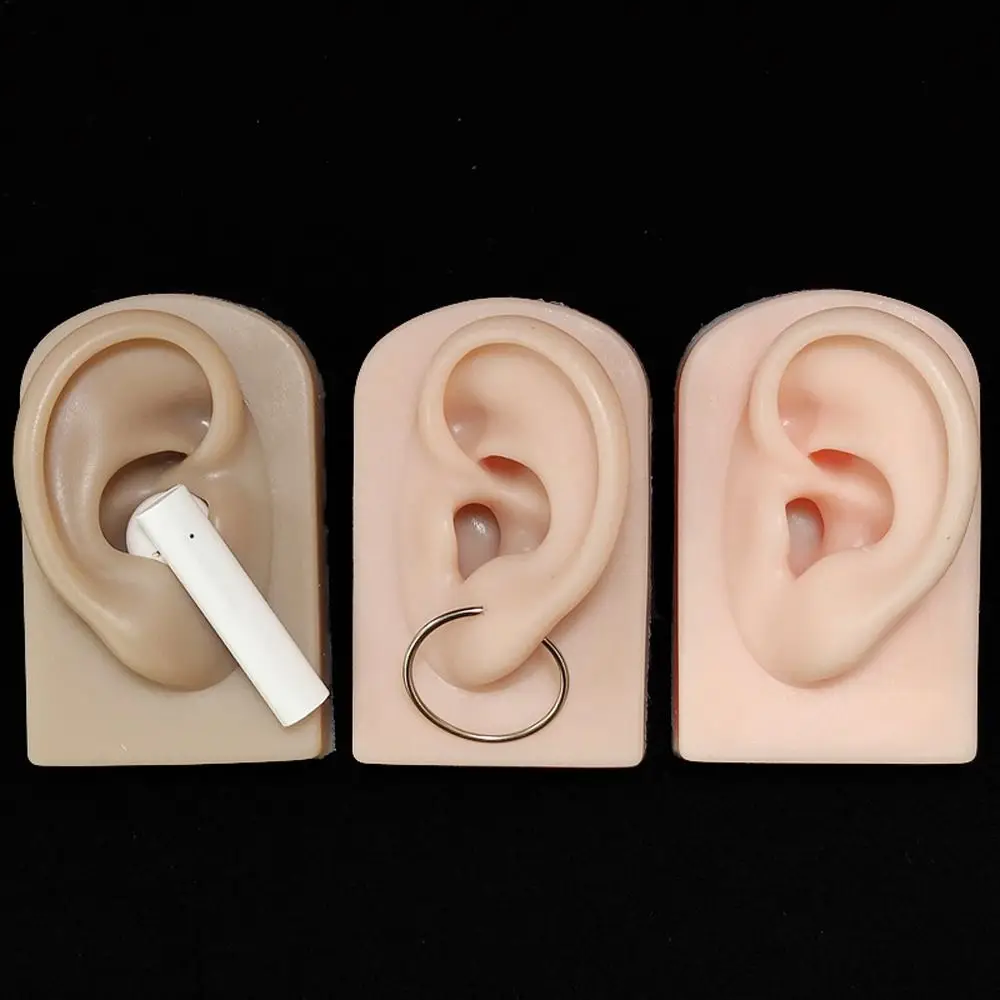 for Hearing Teaching Piercing Practice Display Props Silicone Ear Model Simulation Ear Jewelry Earrings Display Fake Ear
for Hearing Teaching Piercing Practice Display Props Silicone Ear Model Simulation Ear Jewelry Earrings Display Fake Ear