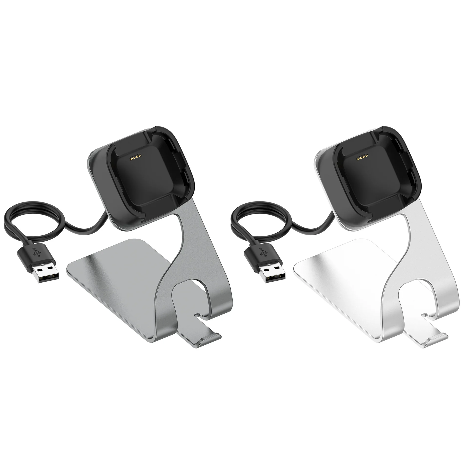USB Charger Aluminum alloy vertical charging base For Fitbit versa,Fitbit versa lite, Fitbit versa SE
USB Charger Aluminum alloy vertical charging base For Fitbit versa,Fitbit versa lite, Fitbit versa SE