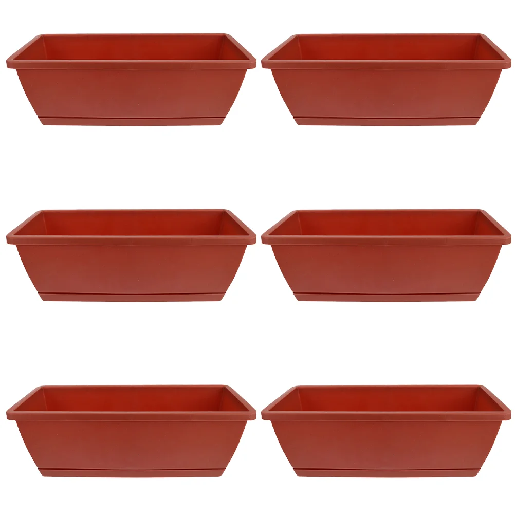 6pcs Plastic Flower Pot Garden Planter Basket Home Balcony Large Plant Flowerpot
6pcs Plastic Flower Pot Garden Planter Basket Home Balcony Large Plant Flowerpot