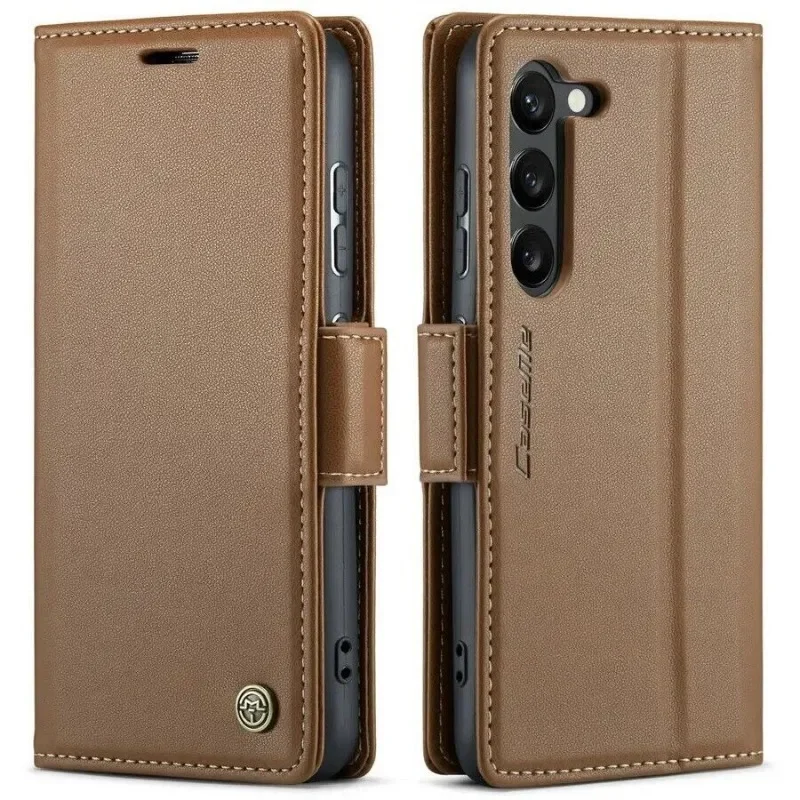 

Business Premium PU Leather Wallet Case For Samsung S23 S22 S21 Ultra S20 FE S10 Plus Durable Shockproof Cover Card Slots Holder