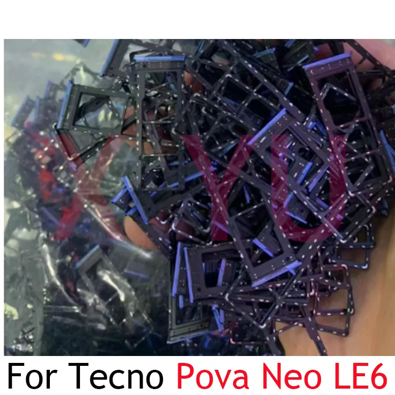 

10PCS For Tecno Pova 2 3 Neo 5G LD7 LE6 LE7 LE8 SIM Card Tray Holder Slot Adapter Replacement Repair Parts