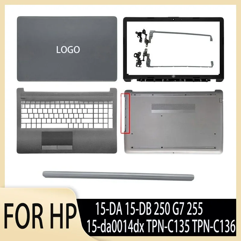 

FOR HP 15-DA 15-DB 250 G7 255 15-da0014dx TPN-C135 TPN-C136 LCD Back Cover/Front Bezel/Hinge/Palm Rest/Bottom Case