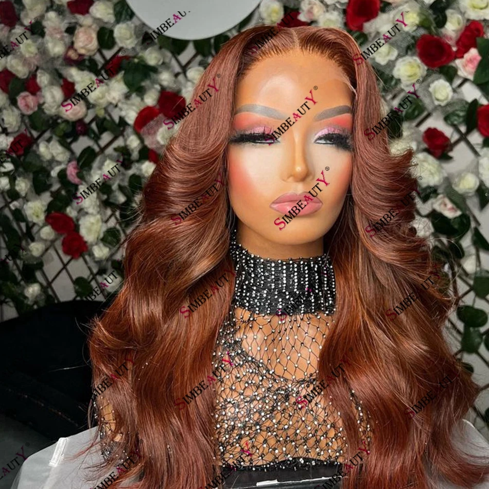 Super Wave Ginger Brown Remy Brazilian Human Hair 360 Lace Front Wig Middle Part Natural Hairline 13x4 Lace Front Wig for Women
Super Wave Ginger Brown Remy Brazilian Human Hair 360 Lace Front Wig Middle Part Natural Hairline 13x4 Lace Front Wig for Women