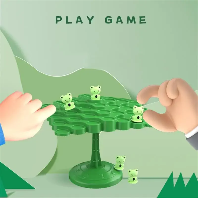 

Детская игра «балансирующее дерево лягушки», детская сбалансированная настольная игра, Интерактивная настольная игра для родителей и детей, развивающая математическая игрушка Монтессори