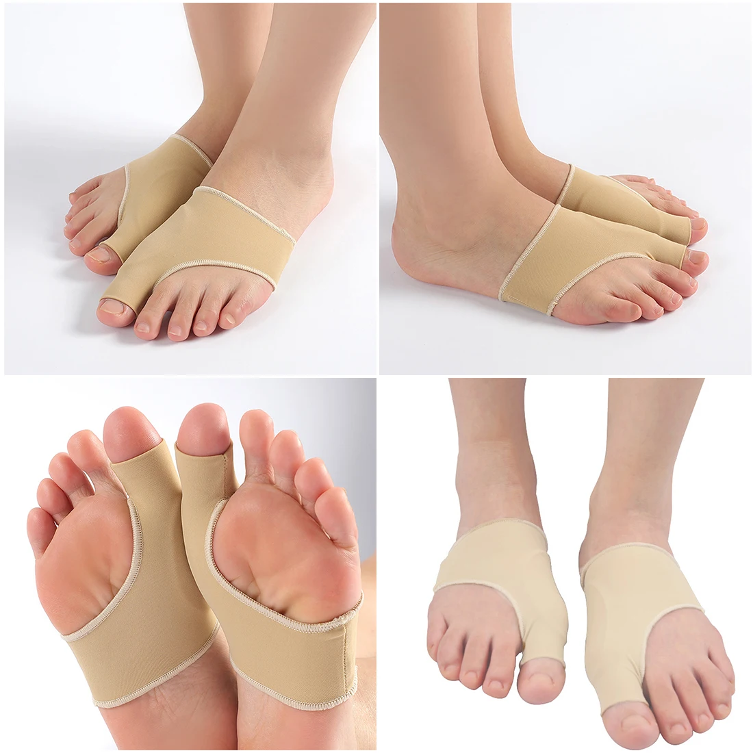 1pair Silicone Toe Separator Thumb Valgus Orthopaedic Foot Protector Bunion Adjuster Hallux Valgus Guard Feet Care Cushion
1pair Silicone Toe Separator Thumb Valgus Orthopaedic Foot Protector Bunion Adjuster Hallux Valgus Guard Feet Care Cushion