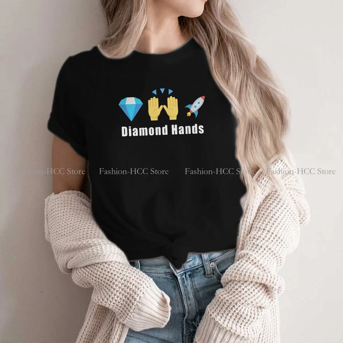 Wallstreetbets GameStop Stonks Polyester TShirt for Women Diamond Hands Rocket2 Soft Summer Tee T Shirt High Quality New Design
Wallstreetbets GameStop Stonks Polyester TShirt for Women Diamond Hands Rocket2 Soft Summer Tee T Shirt High Quality New Design