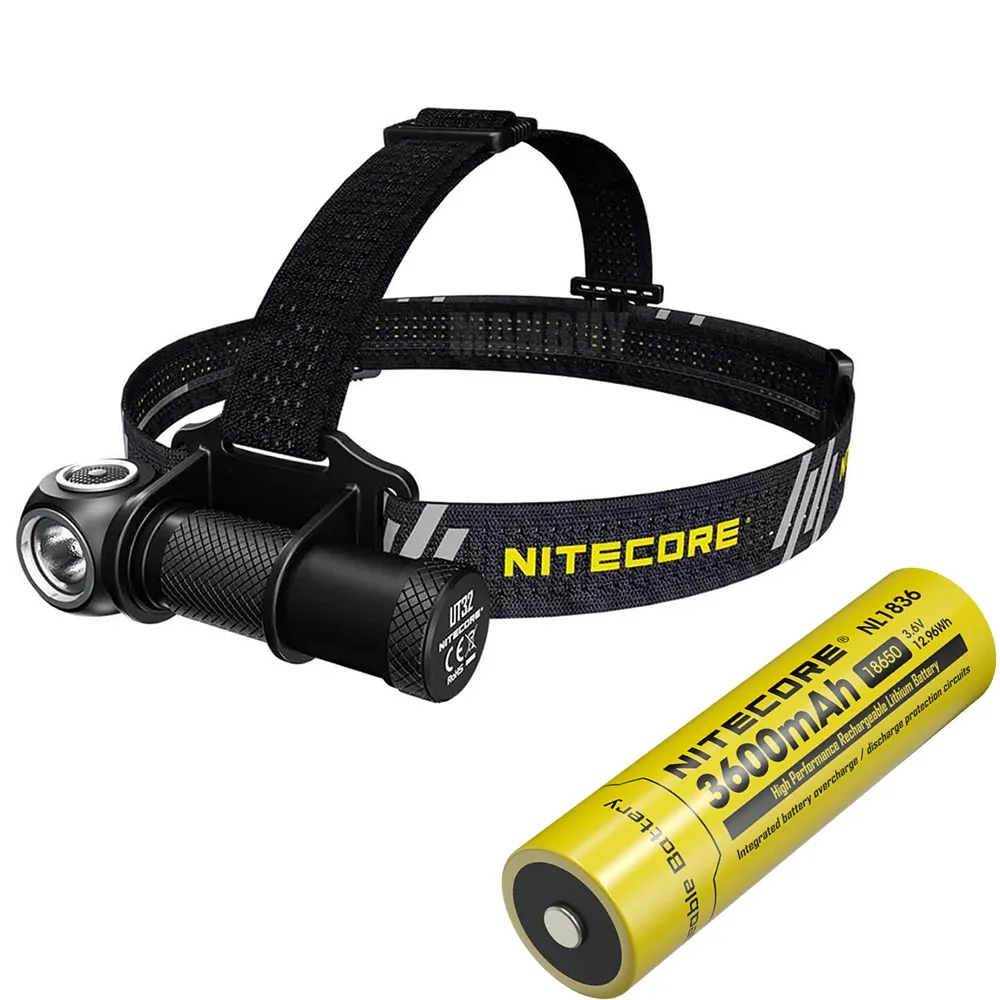 

NITECORE UT32 Outdoor Headlight 1100 Lumens Trail running Original 18650 Battery Led Headlamp White Warm Light Dual Source