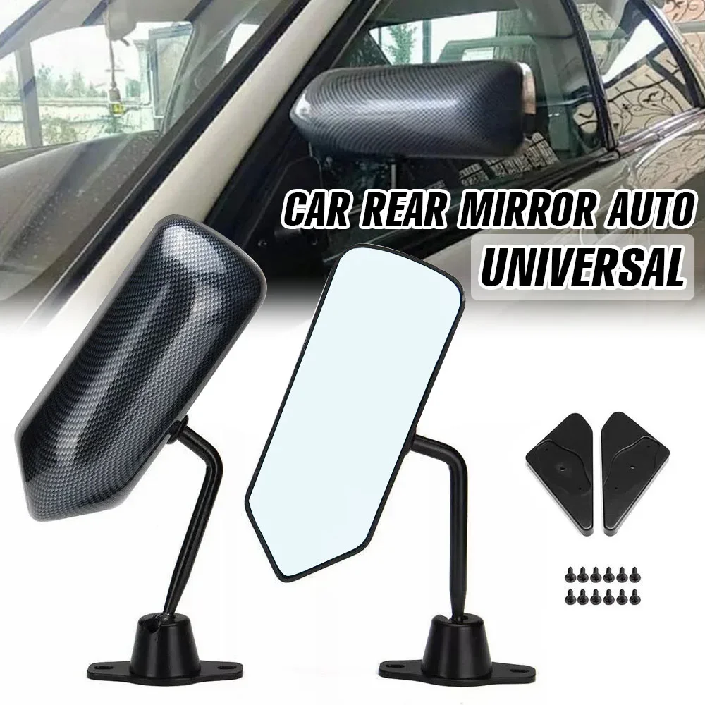 Adjustable Carbon Fiber Look Side View Mirror Kit Car Accessories Universal Car Rear Mirror Auto F1 Type Side Wing Pair Manual
Adjustable Carbon Fiber Look Side View Mirror Kit Car Accessories Universal Car Rear Mirror Auto F1 Type Side Wing Pair Manual