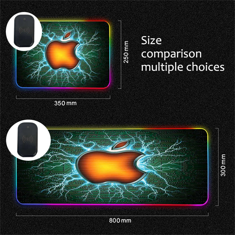 MRGLZY Large Rgb Illuminated Mouse Pad with Wireless Charging Function Desktop Mouse Pad 15w Laptop and PC Keyboard Pad Gaming
MRGLZY Large Rgb Illuminated Mouse Pad with Wireless Charging Function Desktop Mouse Pad 15w Laptop and PC Keyboard Pad Gaming