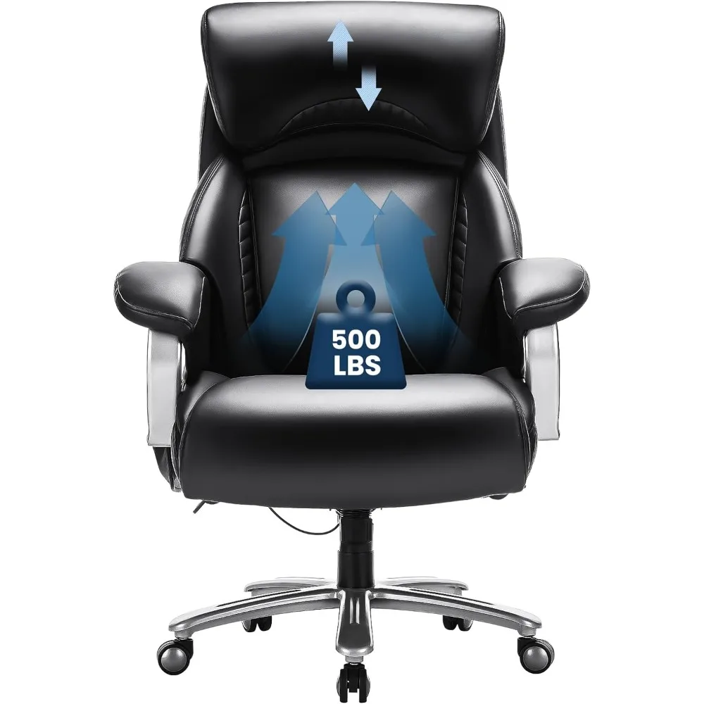 Big and Tall Office Chair 500lbs-Heavy Duty Ergonomic Computer Chair with Extra Wide Seat, Adjustable Lumbar Support-Black
Big and Tall Office Chair 500lbs-Heavy Duty Ergonomic Computer Chair with Extra Wide Seat, Adjustable Lumbar Support-Black