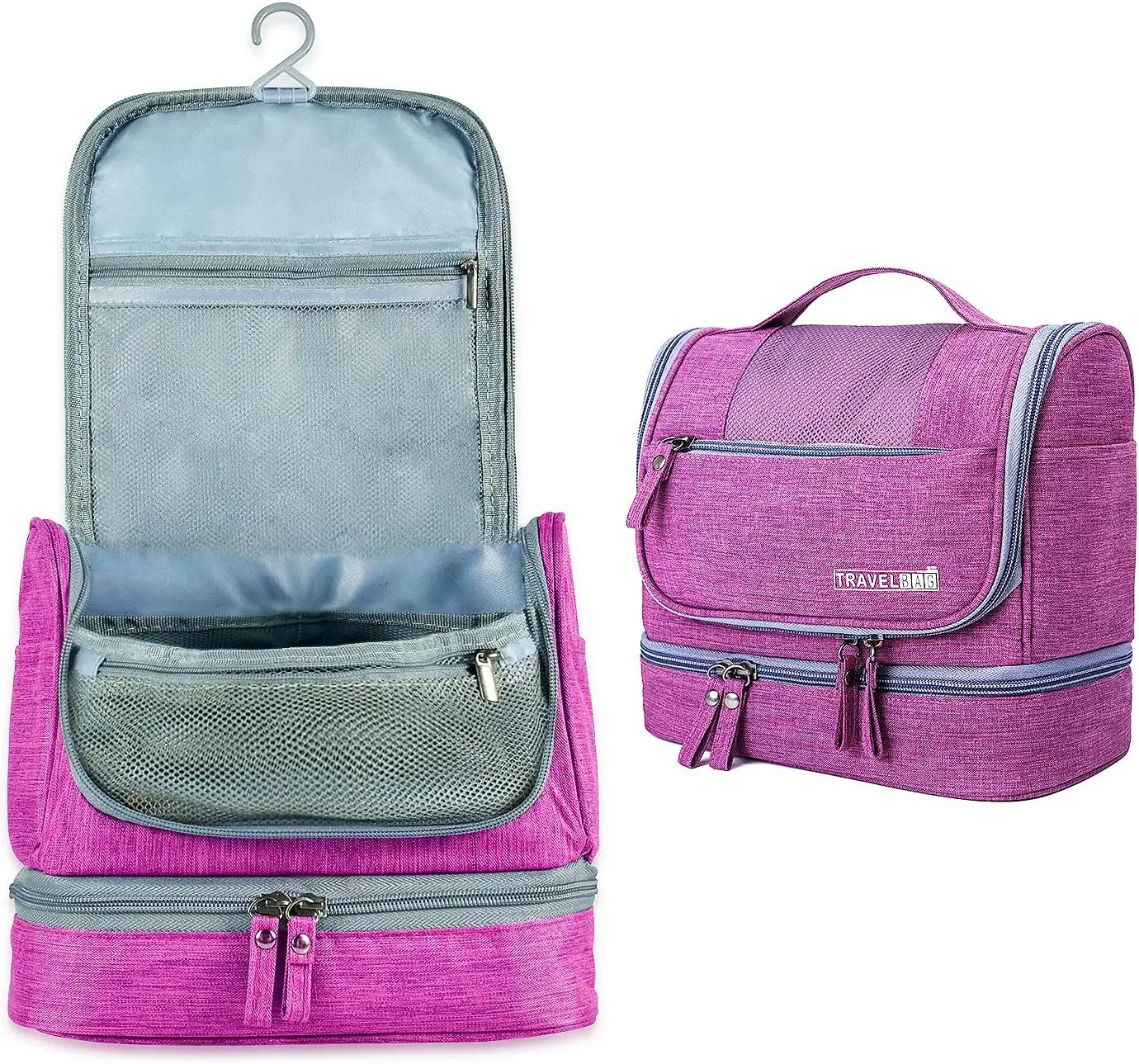 Outdoor Travel Storage Bag Portable Hanging Bag Waterproof And Mildew-Proof Dry And Wet Separation Bag With Hook Wash Bag
Outdoor Travel Storage Bag Portable Hanging Bag Waterproof And Mildew-Proof Dry And Wet Separation Bag With Hook Wash Bag