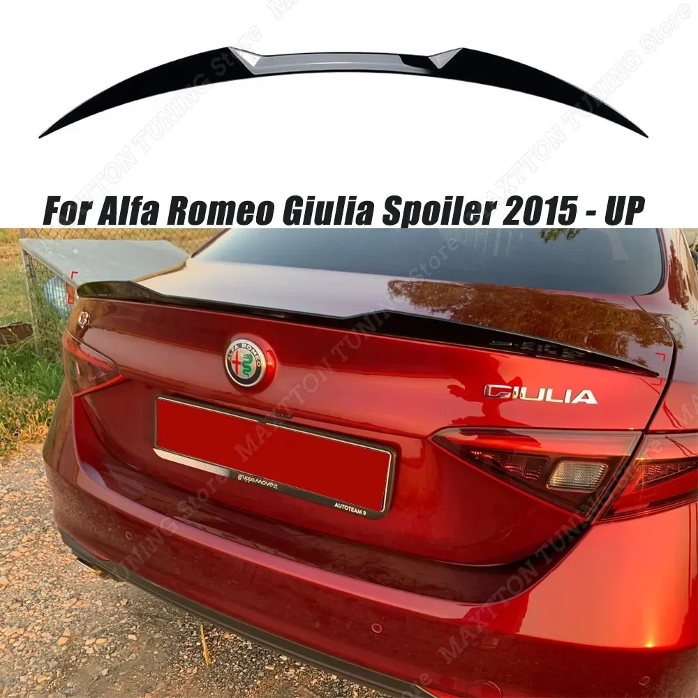 Спойлер для Alfa Romeo Giulia 2015 - UP задний спойлер для багажника заднее крыло ABS задний багажник блестящий черный комплект для тюнинга украшения
Спойлер для Alfa Romeo Giulia 2015 - UP задний спойлер для багажника заднее крыло ABS задний багажник блестящий черный комплект для тюнинга украшения