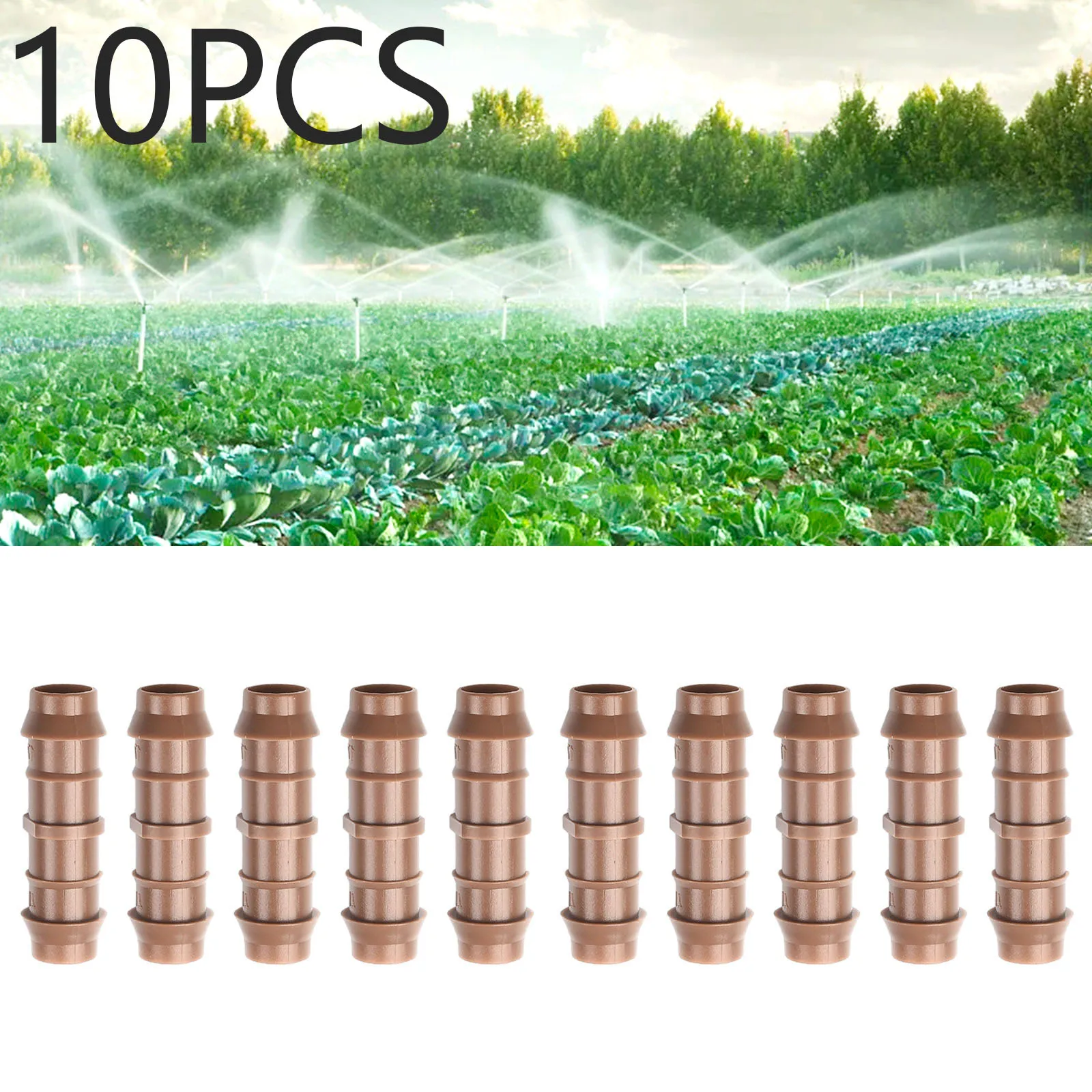 10 Pcs 1/2" Coupling Drip Irrigation Fittings Barbed Drip Line Coupler Connectors Set Coupler Connectors Tubing
10 Pcs 1/2" Coupling Drip Irrigation Fittings Barbed Drip Line Coupler Connectors Set Coupler Connectors Tubing