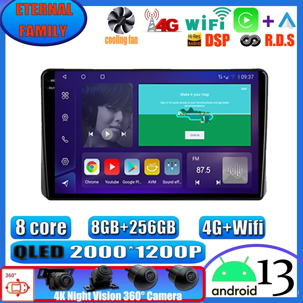 Автомагнитола для Nissan X-Trail 1 T30 2000-2007, GPS-навигация, HDR QLED экран, Wi-Fi, Bluetooth
Автомагнитола для Nissan X-Trail 1 T30 2000-2007, GPS-навигация, HDR QLED экран, Wi-Fi, Bluetooth