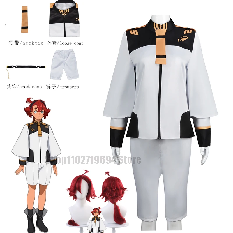 Suletta Mercury Cosplay Wig Uniforms The Witch from Mercury Anime Cosplay Costume Outfit Halloween Gift New Cosplay Suit disfraz
Suletta Mercury Cosplay Wig Uniforms The Witch from Mercury Anime Cosplay Costume Outfit Halloween Gift New Cosplay Suit disfraz