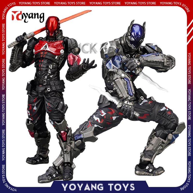 17cm Batman Arkham Knight Anime Figure Red Blue Arkham Knight Action Figurine DC Villain Gaming Peripherals Model Doll Toys Gift 
17cm Batman Arkham Knight Anime Figure Red Blue Arkham Knight Action Figurine DC Villain Gaming Peripherals Model Doll Toys Gift
