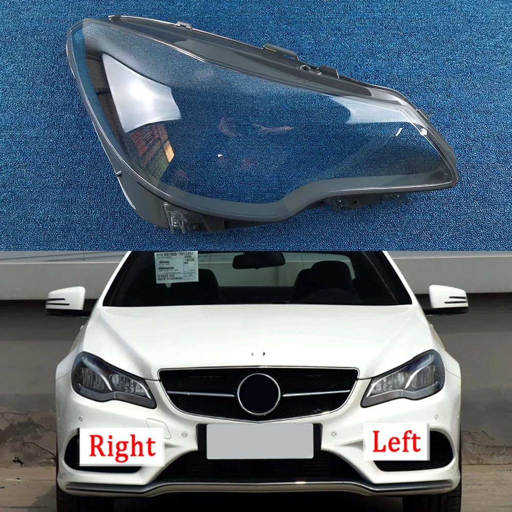 

For Mercedes-Benz W207 E200 E250 E300 2013~2016 Car Front Headlight Cover Lampshade Lampcover Head Lamp Light Covers Glass Shell