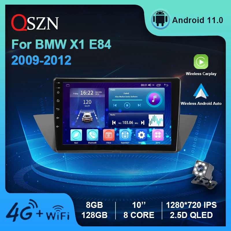 Автомагнитола DSP Wifi Android 11 для BMW X1 E84 2009-2012 видео GPS IPS мультимедийный плеер с Carplay Авто 4G LTE 8 + 128G
Автомагнитола DSP Wifi Android 11 для BMW X1 E84 2009-2012 видео GPS IPS мультимедийный плеер с Carplay Авто 4G LTE 8 + 128G