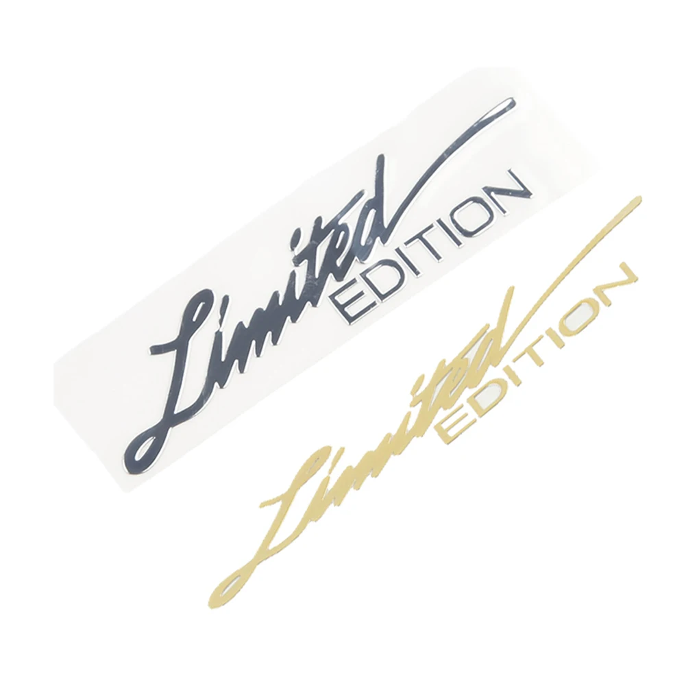 2pcs Limited Edition Car Sticker 3D Gold Body Emblem Badge Metal Sticker Decal Car Accessories Motorcycle Decals
2pcs Limited Edition Car Sticker 3D Gold Body Emblem Badge Metal Sticker Decal Car Accessories Motorcycle Decals