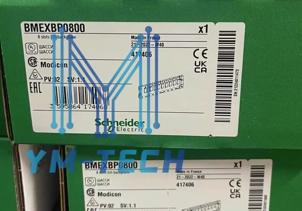 1 шт., модуль задней панели BMEXBP0800 SCHNEIDER с 8 слотами ETH. Новый в коробке
1 шт., модуль задней панели BMEXBP0800 SCHNEIDER с 8 слотами ETH. Новый в коробке