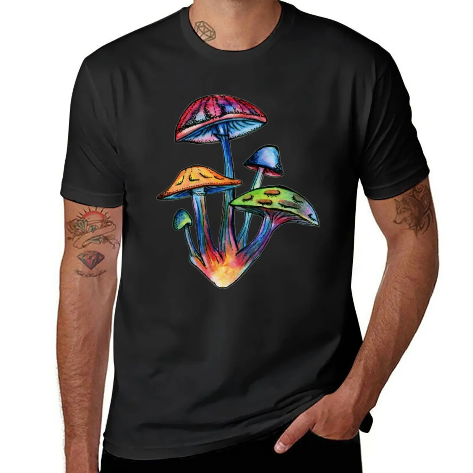 New Cluster of Colored Shrooms T-Shirt anime clothes graphic t shirts kawaii clothes blank t shirts black t shirts for men
New Cluster of Colored Shrooms T-Shirt anime clothes graphic t shirts kawaii clothes blank t shirts black t shirts for men