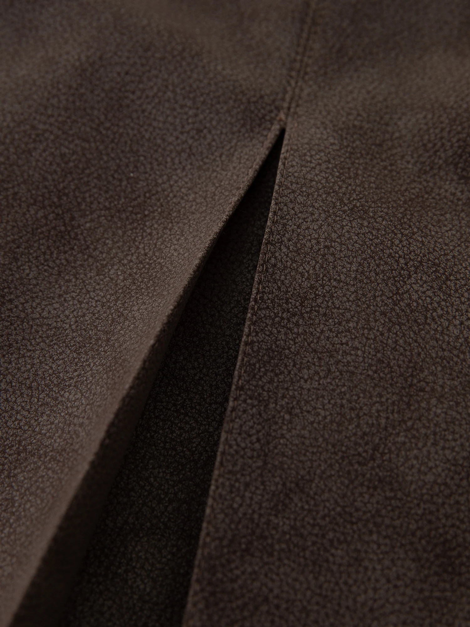ZIQIAO 2025 Autumn Winter Women Retro Brown PU Leather Box Pleated Skirt - High Waist Midi Length A-Line Skirt for Casual 90 S0acb79b749d84c6c8fcfdb242ea81673D