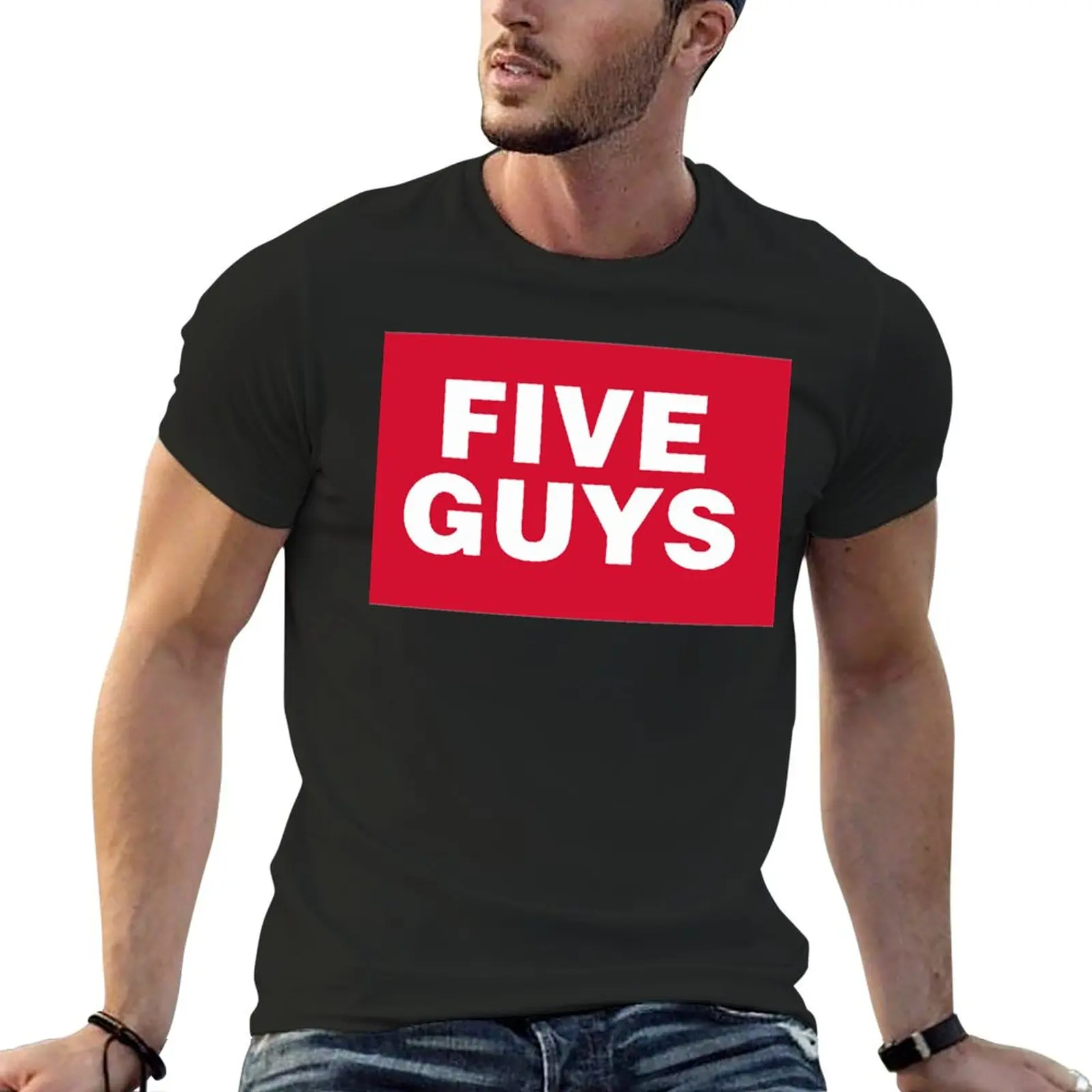 Five Guys Logo Essential T-Shirt oversized sublime heavyweights men workout shirt
Five Guys Logo Essential T-Shirt oversized sublime heavyweights men workout shirt