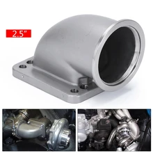 2.5" Vband 90 Degree Cast Turbo Elbow Adapter Flange 304 Stainless Steel For T3 T4 Turbocharger PQY-TEA25
2.5" Vband 90 Degree Cast Turbo Elbow Adapter Flange 304 Stainless Steel For T3 T4 Turbocharger PQY-TEA25