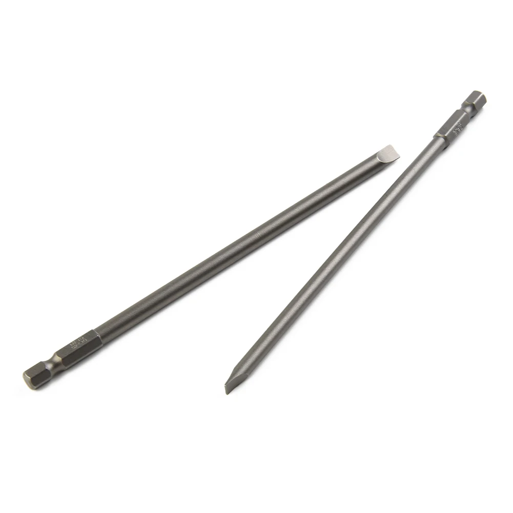 Hex Shank Screwdriver Bit Slotted Tip Strong Magnetic Electric Flat Head Manual SL3.0 SL4.0 SL5.0 SL6.0 150mm Long
Hex Shank Screwdriver Bit Slotted Tip Strong Magnetic Electric Flat Head Manual SL3.0 SL4.0 SL5.0 SL6.0 150mm Long