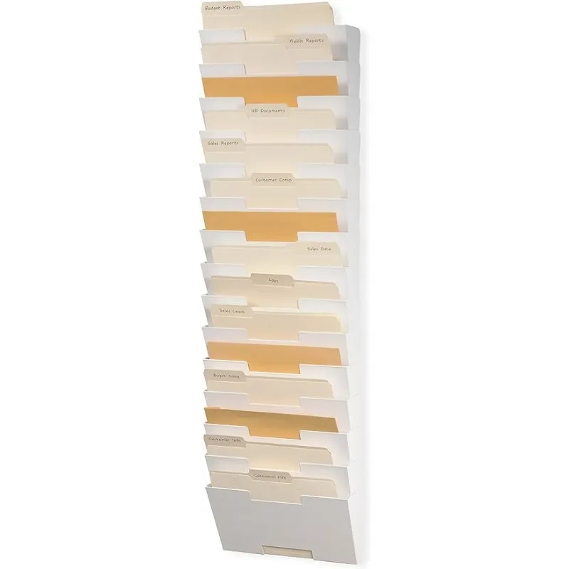 15-уровневый настенный держатель для файлов и настольный органайзер, металлическая белая офисная стойка для хранения
15-уровневый настенный держатель для файлов и настольный органайзер, металлическая белая офисная стойка для хранения
